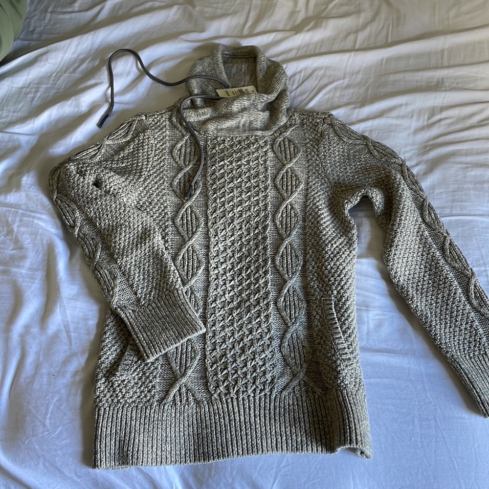 LL Bean Signature flannelneck sweater